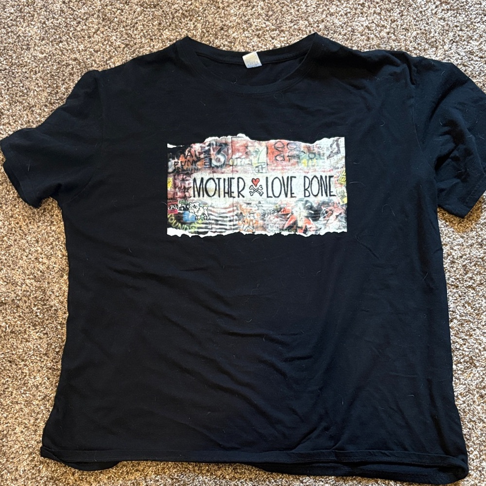 Mother Love Bone Black Graphic Tee